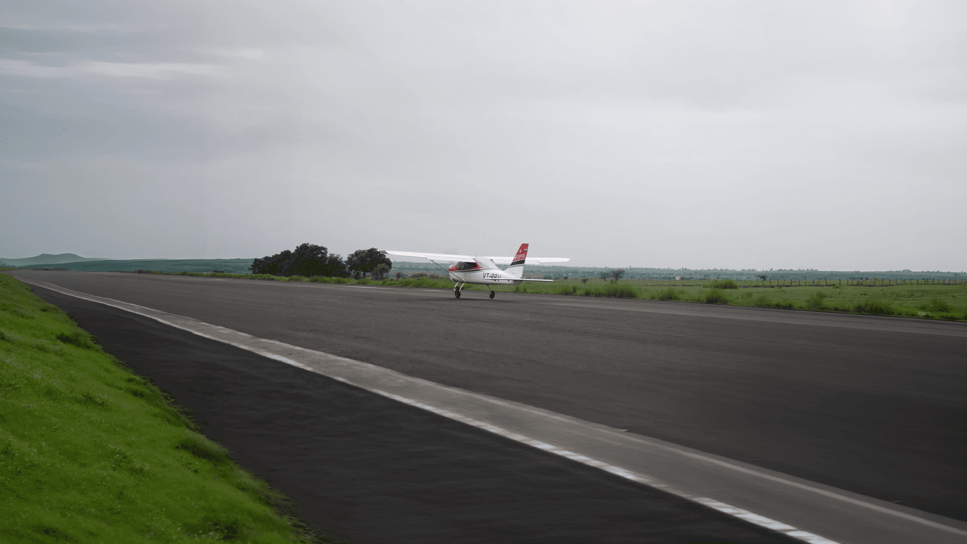 beyond the runway